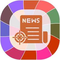 News Scoop Icon Design vector