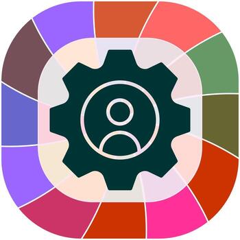 generado por el usuario contenido icono diseño vector