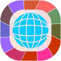 Globe Icon Design vector
