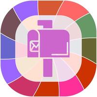Mailbox Key Icon Design vector
