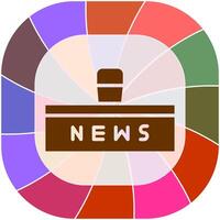 News Studio Icon Design vector