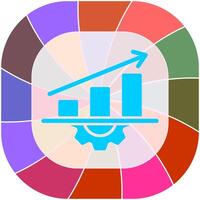 Performance Metrics Icon Design vector