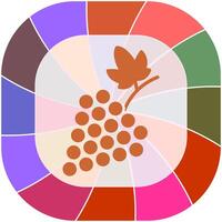 Grapes Icon Design vector