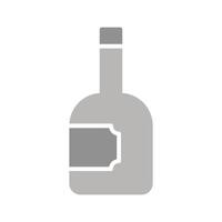 Wine Bottle Icon Design vector