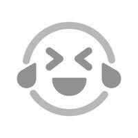 Face with Tears of Joy Icon Design vector