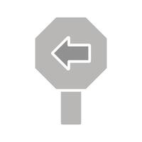 Left Arrow Icon Design vector