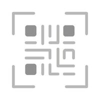 QR Code Generator Icon Design vector