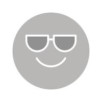 6 - Smiling Face with Sunglasse.eps vector