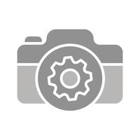 Camera Settings Icon Design vector