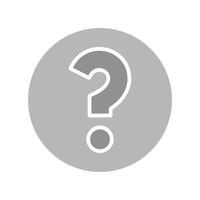 Help Button Icon Design vector