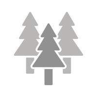 Evergreen Tree Icon Design vector