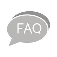 FAQ Section Icon Design vector