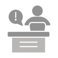 Service Desk Icon Design vector