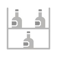 Wine Rack Icon Design vector