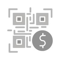 QR Code Payment Icon Design vector