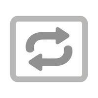 Repeat Button Icon Design vector