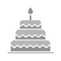 Cake Topper Icon Design vector