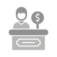 Cashier Icon Design vector