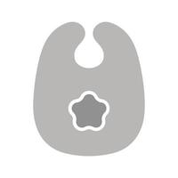 Cute Bibs Icon Design vector