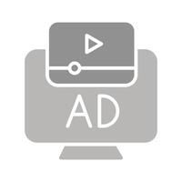 Ad Icon Design vector