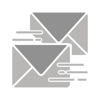 Sent Mail Icon Design vector