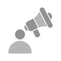 Advertiser Icon Design vector
