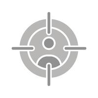 Target Audience Icon Design vector
