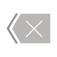 Delete Icon Design vector