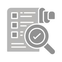 Profile Evaluation Icon Design vector