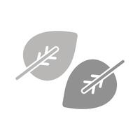 Fallen Leaf Icon Design vector