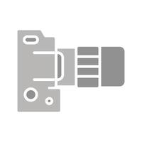 DSLR Essentials Icon Design vector