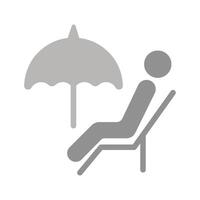 Relaxing Day Icon Design vector