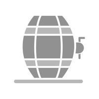 Wine Barrel Rack Icon Design vector
