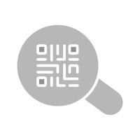 QR Code App Icon Design vector