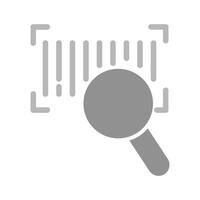 Barcode Database Icon Design vector