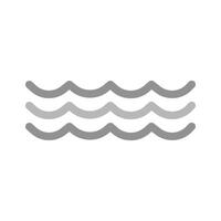Water Wave Icon Design vector
