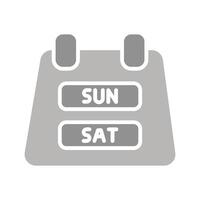 Weekend Getaway Icon Design vector