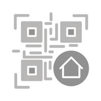 QR Code Menu Icon Design vector