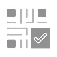 QR Code Checkout Icon Design vector
