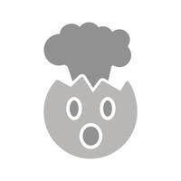 Exploding Head Icon Design vector