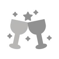 Wine Party Icon Design vector