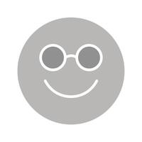 Nerd Face Icon Design vector
