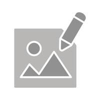 Photography Editing Icon Design vector