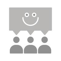 Employee Satisfaction Icon Design vector