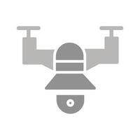 Drone Photography Icon Design vector