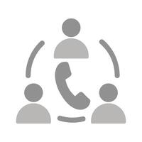 Contact Team Icon Design vector