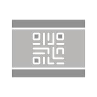 QR Code Business Card Icon Design vector