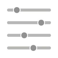 Filtering Icon Design vector