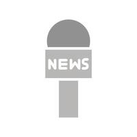 News Microphone Icon Design vector
