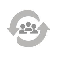 Career Change Icon Design vector